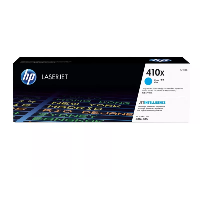 HP 410X suure saagikusega tsüaan originaal LaserJet toonerikassett