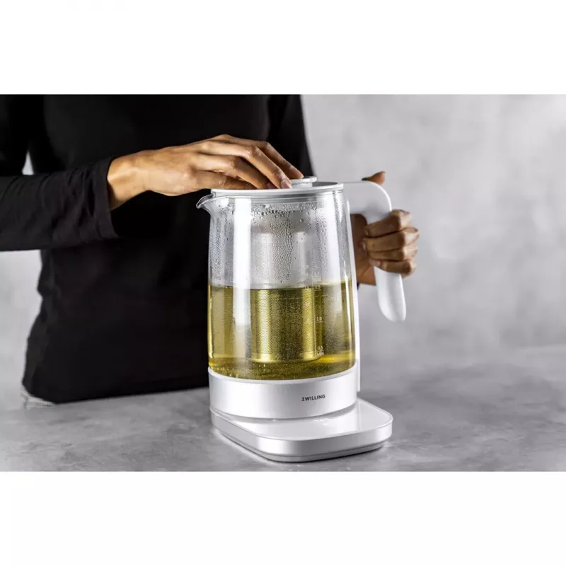 Elektriline veekeetja ZWILLING 1,7 L 1850 W, klaaskorpus, valge