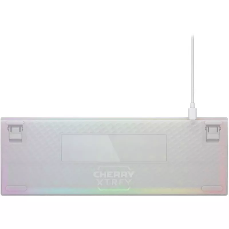 CHERRY K5V2 Compact klaviatuur Gaming USB QWERTY English Valge 67 klahvi RGB LED