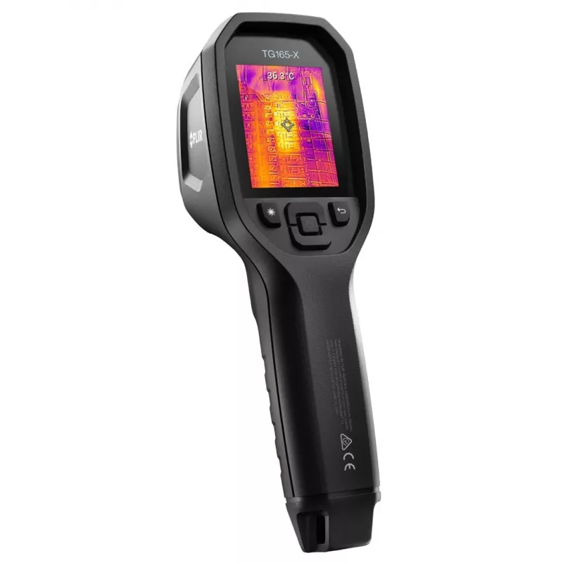 FLIR TG165-X MSX termokaamera -25 kuni +300 °C 80 x 60 pikslit 8,7 Hz MSX®, integreeritud LED-valgusti, digikaamera