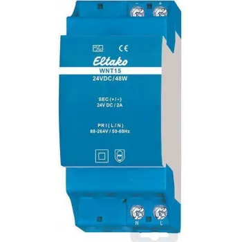 Eltako WNT15-24VDC/48W digitaalne nädalataimer, 24V DC 48W
