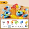 Extralink Toys Magnetraja Komplekt ja Magnetrong Magnetlevitatsioon (150 tk)