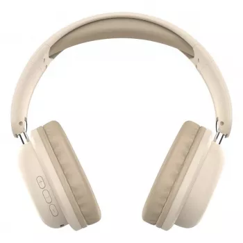 Juhtmevabad kõrvapealsed kõrvaklapid DEFENDER EEMOTION B640 BEEŽ — binauraalsed, suletud akustikaga, USB-C, AUX, 20–20000 Hz, 105 dB
