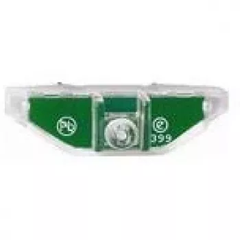 Orientation light Merten MEG3901-0006, LED, roheline housing, red light, AC 100–230 V