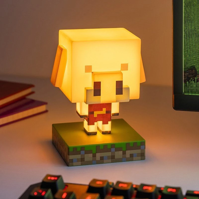 Lauavalgusti Paladone Icon Light PP14431MCF Piglin LED, dekoratiivne mänguteemaline disain