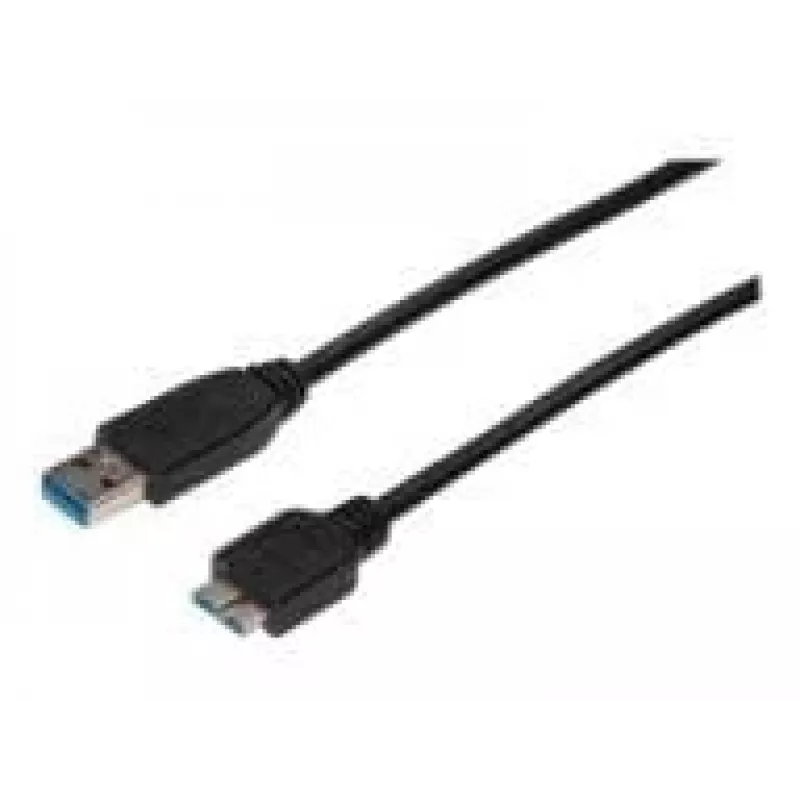 ASSMANN SuperSpeed USB 3.0 kaabel, USB A pistik Micro USB B-pistik, Cu AWG 28, 2x varjestatud, pikkus 1,0 m (AK-300116-010-S)