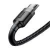 Baseus Cafule 2.4A 1m Micro USB kaabel (hall/must)