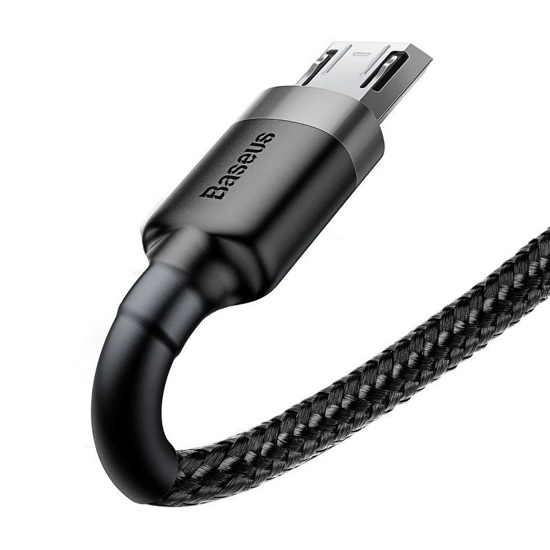 Baseus Cafule 2.4A 1m Micro USB kaabel (hall/must)