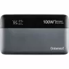 Akupank INTENSO 7350050 — 20000 mAh, 1× USB-A + 2× USB-C, 100 W koguväljundvõimsus, must/hall