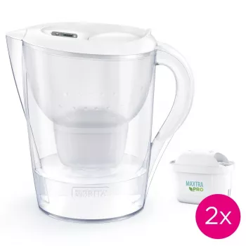 Veefiltri kann BRITA Marella XL 3,5 l mahutavusega ja 2 Maxtra+ Pro filtrikassetti