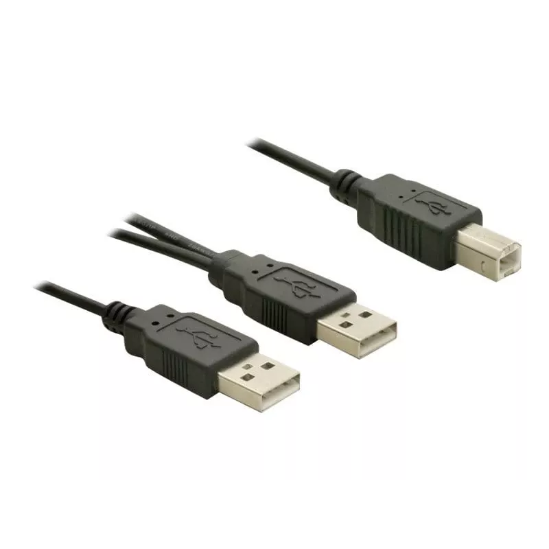 USB-kaabel DeLOCK USB-B/USB-A 1 m must