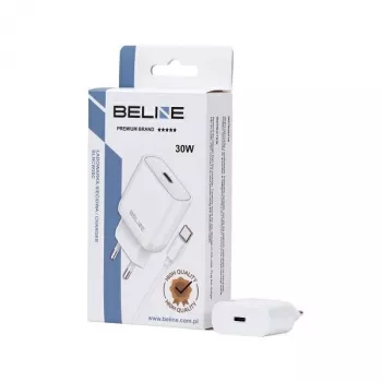 Laadija 30W USB-C Beline Beli02177 valge koos USB-C kaabliga