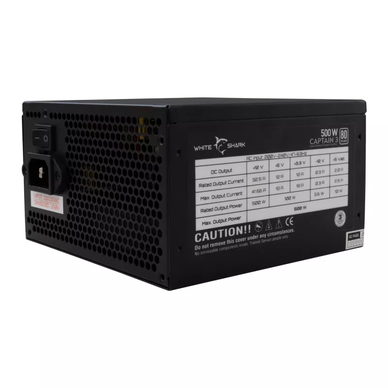 Toiteplokk White Shark GPSU-W500F Captain 3 500 W