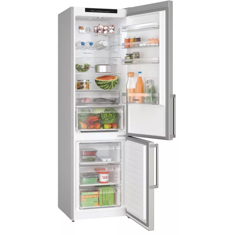 Bosch Serie 4 KGN39VICT külmik-sügavkülmik Eraldiseisev 363 L Roostevaba teras