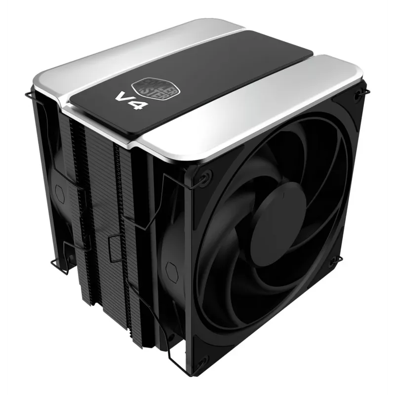 Protsessori õhkjahuti Cooler Master V4 Alpha 3DHP, 120 mm ventilaator, LGA1700/AM5 ühilduv, must