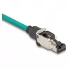 DeLOCK 86016 traatsideühendus RJ45/LSA Must Hõbedane Isane