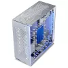 Singularity Computers Wraith ITX/DTX arvutikorpus, hõbedane