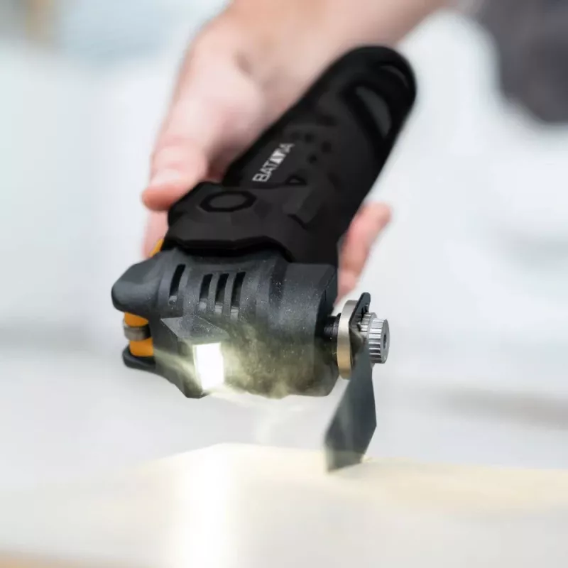 Batavia B.V. | 12V juhtmeta vibratsioonivastane multitööriist - Fixxpack 2.0 komplekt (sisaldab 2.0Ah akut ja USB-C laadimiskaablit)