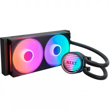 Vedelik-protsessorijahuti NZXT Kraken Core RGB 240 — kõik-ühes 240 mm radiaator, RGB-valgustus, must