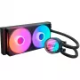 Vedelik-protsessorijahuti NZXT Kraken Core RGB 240 — kõik-ühes 240 mm radiaator, RGB-valgustus, must