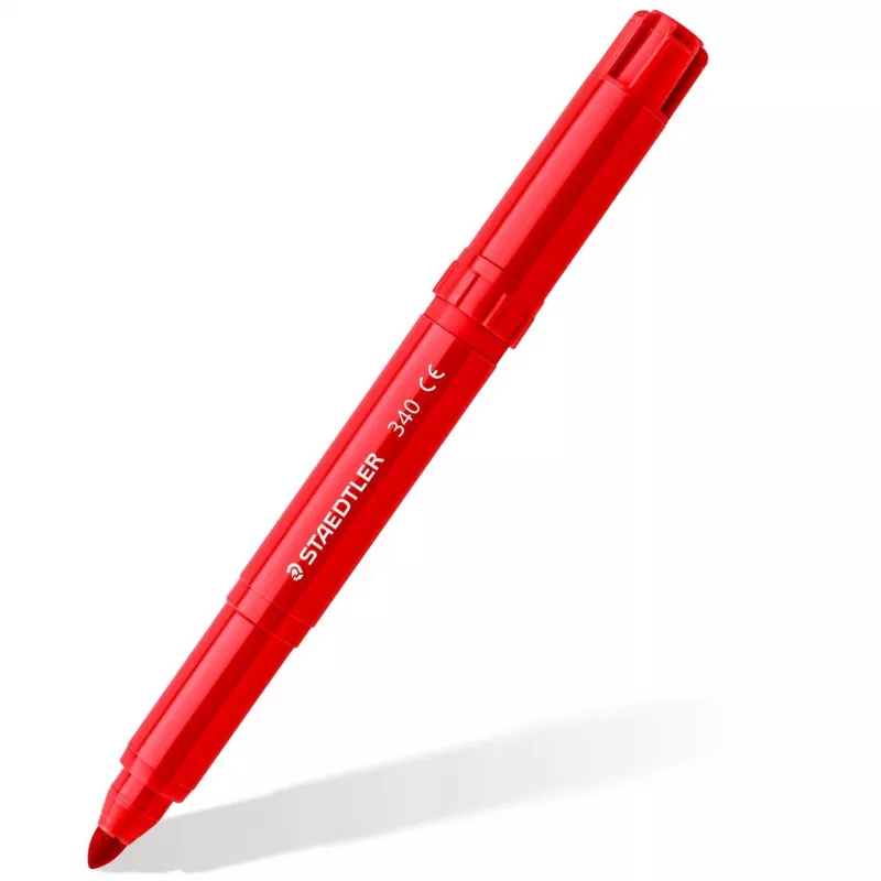 Marker Staedtler Noris Jumbo 6-pack pestavad mittetoksilised — lai ots, lastele ohutud markerid