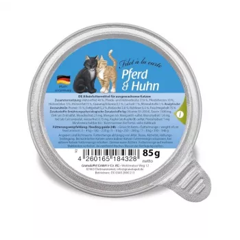 GRANATAPET Filet á la carte Hobusega ja kanaga - märg kassitoit - 85g