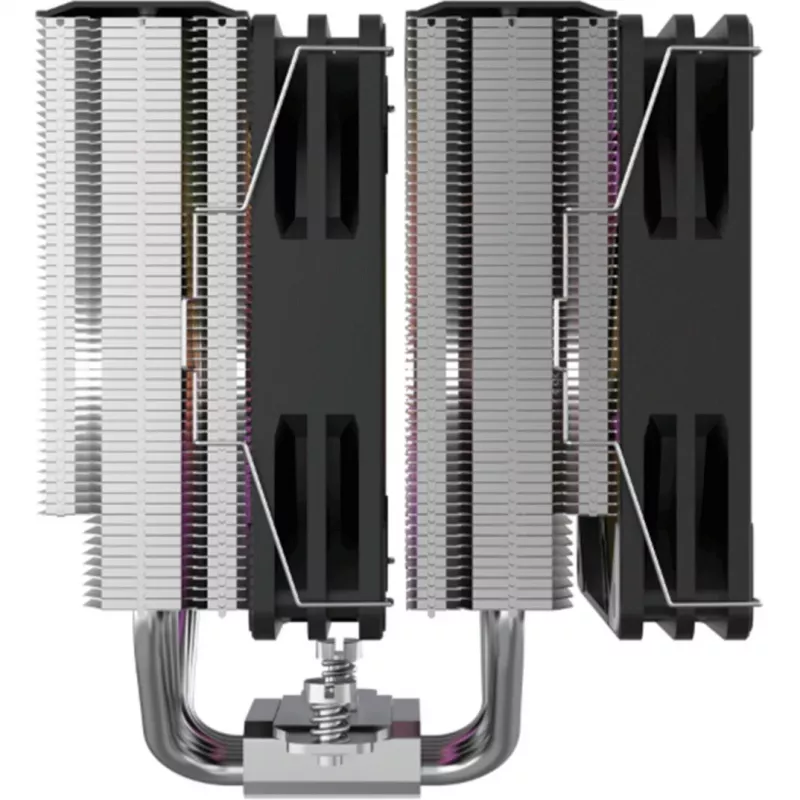 CPU jahuti Silentware Titan RGB kahe torniga, 6 soojustoruga ja 2×120 mm PWM A-RGB ventilaatoriga