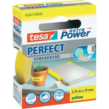 Kleebiplint Tesa extra Power Gewebeband 56341-30-2, 2,75 m × 19 mm, kollane