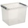 Helit H6162702 Q-line arhiivikast, 52 L, läbipaistev
