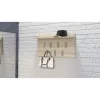 Top e shop WIESZAK 2F SONOMA — puitlaastplaat, tammeviimistlus, 7 konksu, 700×200×400 mm