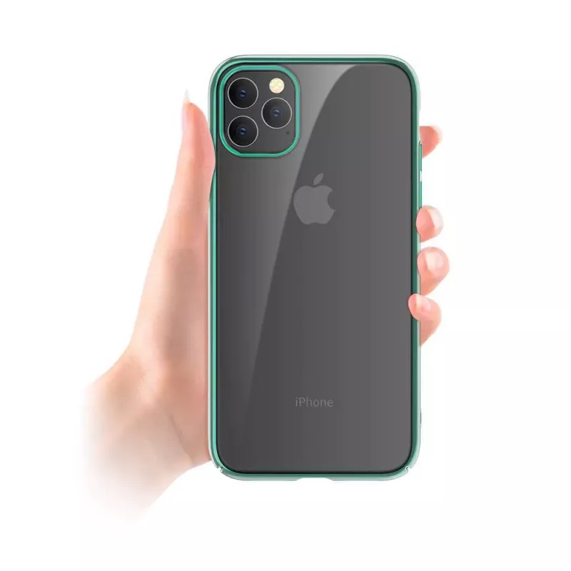 Devia Glimmer seeria kaitseümbris iPhone 11 Pro, roheline, PC tagakülg