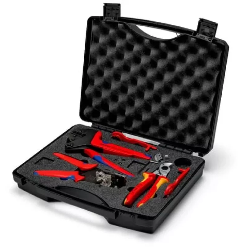 Knipex 97 91 04 V02 fotogalvaaniliste MC4-pistikute tööriistakomplekt
