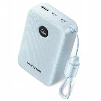 Akupank Vention FKBL0-C 20000 mAh, 2x USB-C + 1x USB-A, sinine
