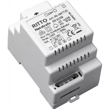 Toiteplokk Ritto 1647701 24V 1.5A – DIN-liist 24 V DC, 1.5 A väljund