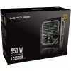 LC Power Super Silent Modular Series LC6550M V2,31 - toiteplokk (sisemine) - ATX12V 2,3 - EPS12V - 80 PLUS Gold - AC 110-240 V - 550 vatti - aktiivne PFC - haamriga must (L