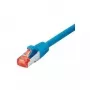 Tecline - Paranduskaabel - RJ-45 (M) to RJ-45 (M) - 1.5 m - SFTP, PiMF - CAT 6 - Halogeenivaba, Snagless - Sinine (715015B)