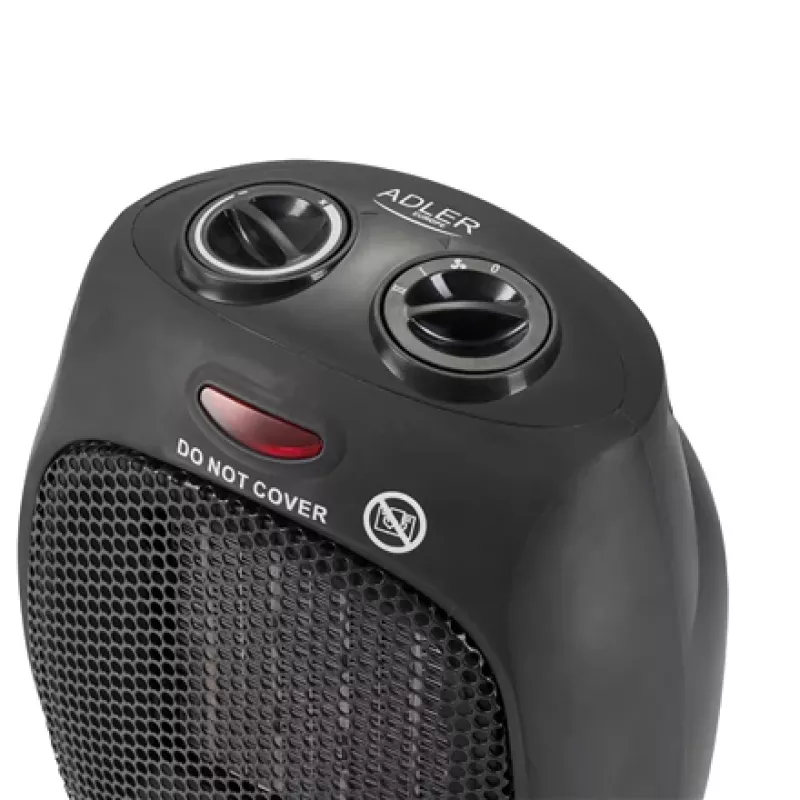 Adler AD 7702 ventilaatoriga elektriline ruumisoojendi siseruumidesse Roostevaba teras 1500 W