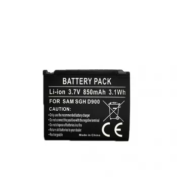 Aku extra digital DV00DV1201 SAMSUNG D900 D908 E780 E788 jaoks — 3,7 V 1000 mAh