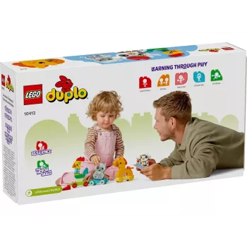 Ehitusmänguasi LEGO DUPLO Loomarong 10412 — 19 osa, alates 1,5+ aastat, 170×60×430 mm