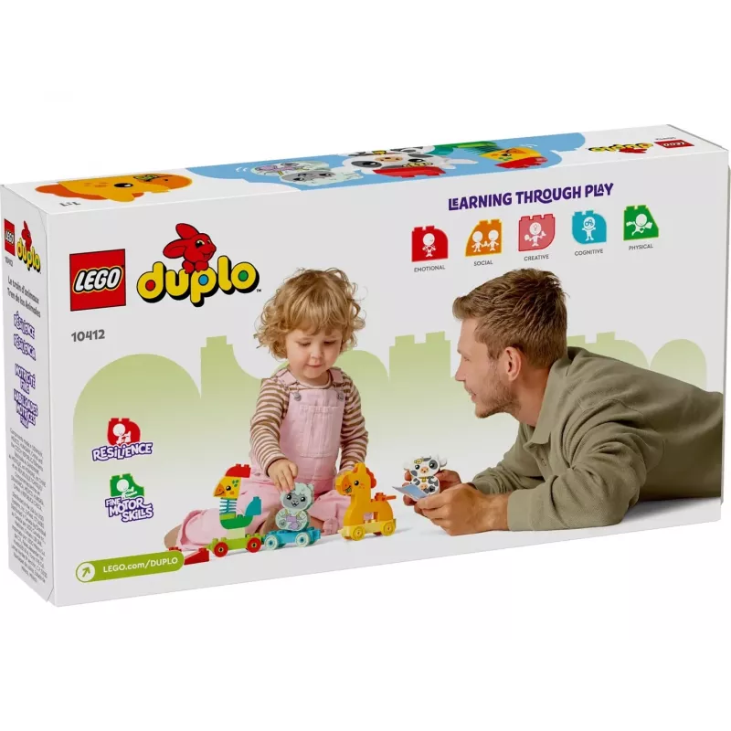 Ehitusmänguasi LEGO DUPLO Loomarong 10412 — 19 osa, alates 1,5+ aastat, 170×60×430 mm