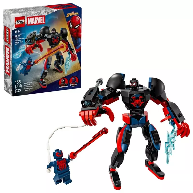 LEGO MARVEL 76337 Miles Morales mehha vs. Spider-Man 2099