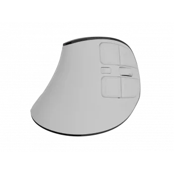 Juhtmeta vertikaalne hiir NATEC Euphonie Pro Bluetooth 5.0, 4000 DPI, programmeeritav, vaikne, valge