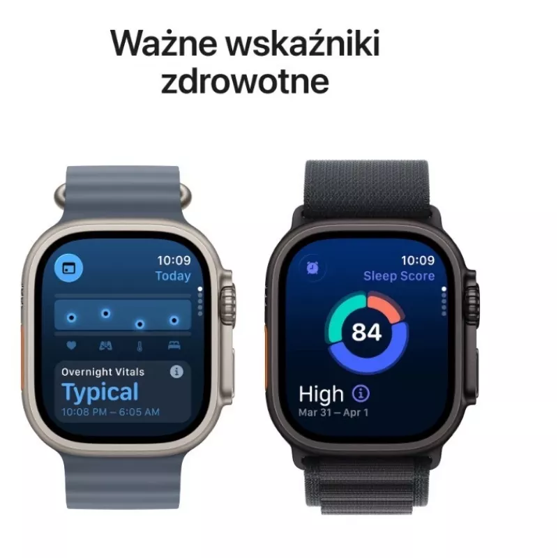 Nutikell Apple Watch Ultra 3 GPS + Cellular 49mm Must Titaanist Korpus Musta Titaanist Milano Silmusega Keskmine
