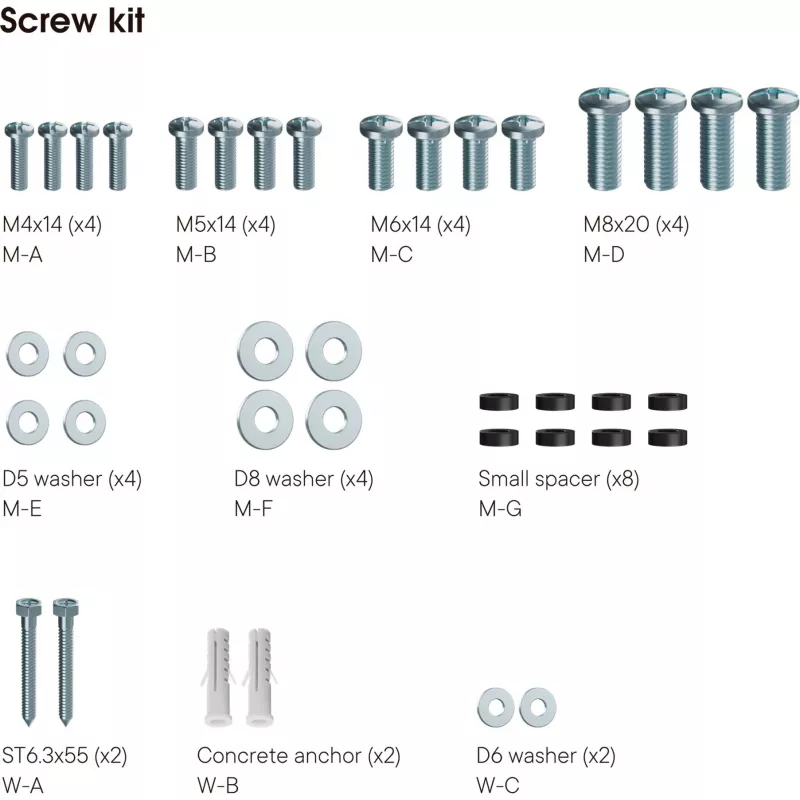Universal One For All SOLID WM 4211 - kinnituskomplekt (seinakinnitus) - lameekraan - lameekraanile - ekraani suurus: 48,3–106,7 cm (19–42) (WM4211)