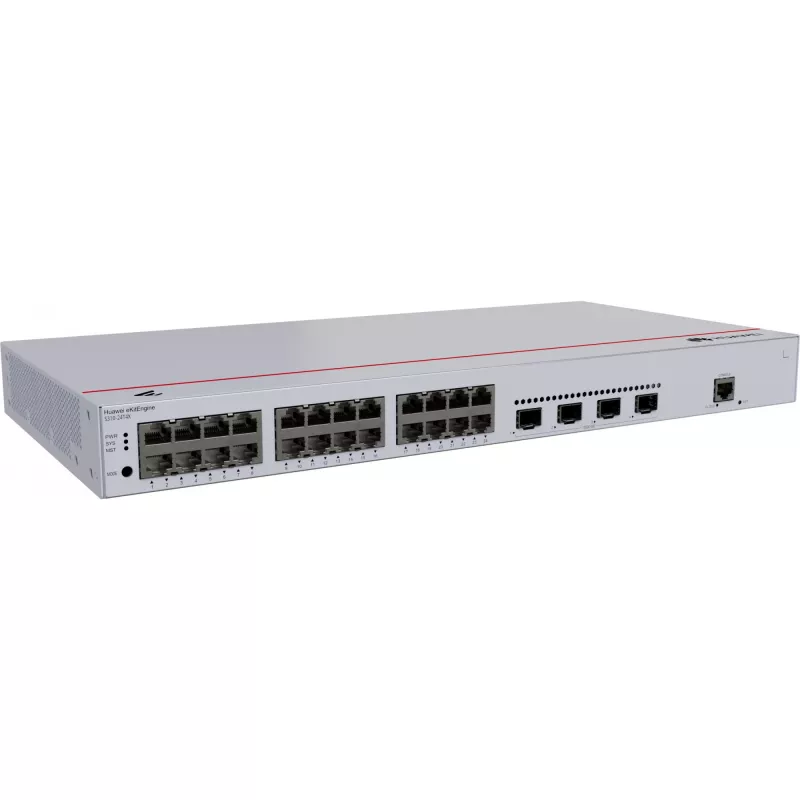 Lüliti Huawei S310-24T4X Gigabit Ethernet 24 pordiga 1U Hall