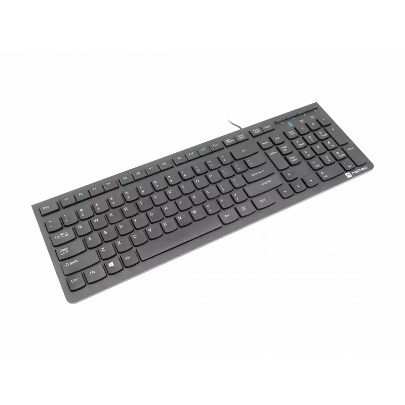 Natec Discus 2 - klaviatuur - QWERTY - USA - must