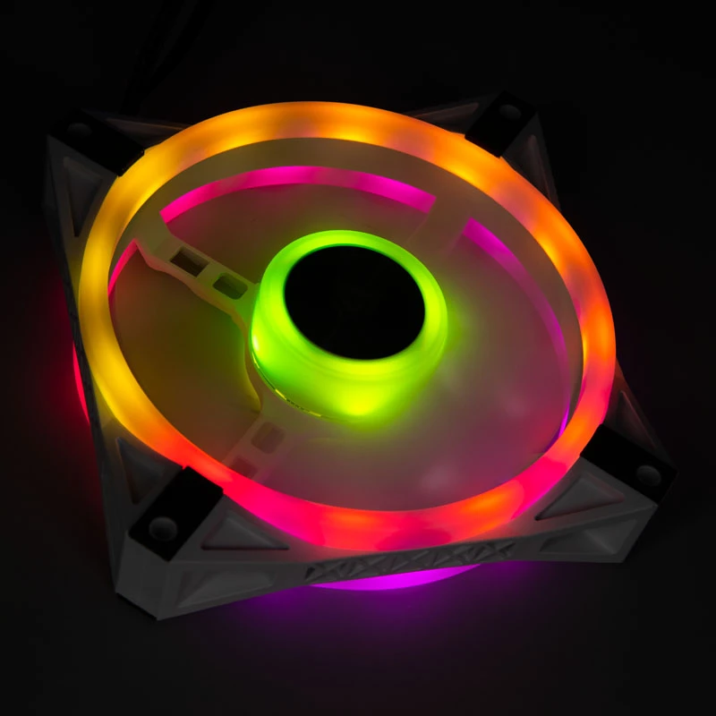 Corsair iCUE QL120 120mm ARGB korpuseventilaator - valge