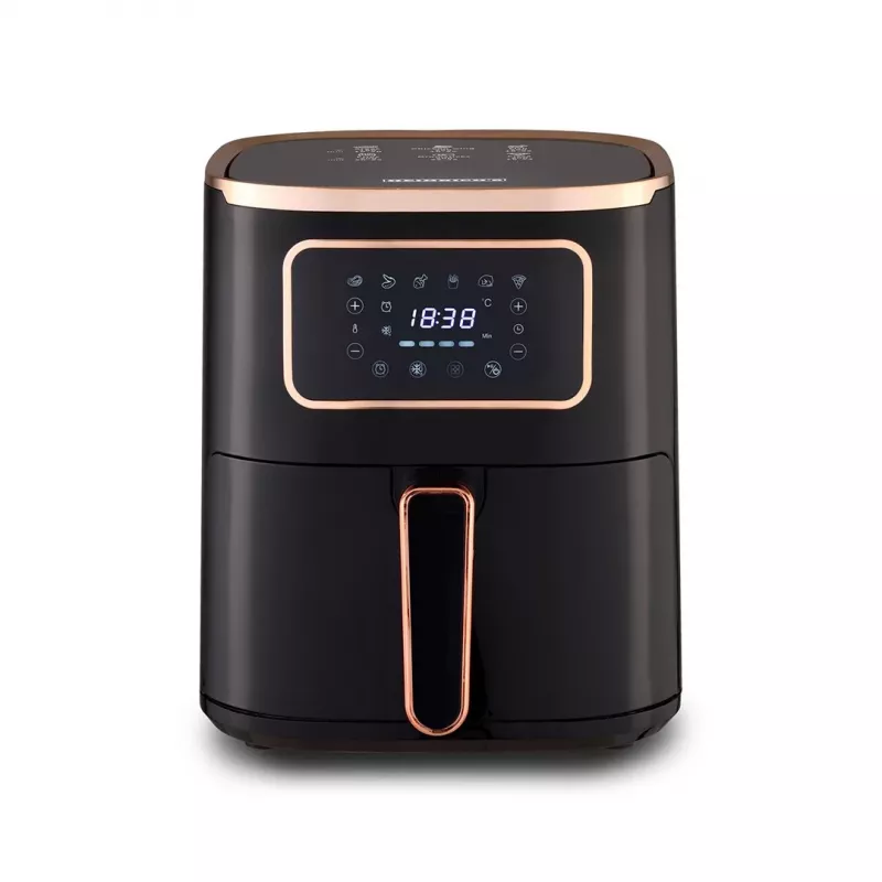 Kuumaõhufritüür HEINRICH'S HFR 8216 — 5,0 L, 1450 W, Must, LED, Puutetundlikud juhtnupud