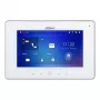 Intercom accessory DAHUA VTH5221DW-S2 — 7 inch 1024x600 display, Wi‑Fi 802.11b/g/n, 10/100 Mbps LAN, 7W, Valge