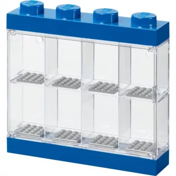 Room Copenhagen LEGO minifiguuride vitriin Sinine (Sinine/läbipaistev. läbipaistev)